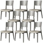 Contemporary Wood Dining Armless Chairs Open Back Dining Side Chair for Restaurant Use Light Gray 8 Piece Set Clearhalo 'Dining Chairs' 'Dining Tables & Seating' 'dining_chair' 'furn' 'furn_dining_chair' 'Furniture' 'Kitchen & Dining Furniture' 5492716