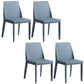 Contemporary Leather Dining Chair Parsons Chair in Matte Finish for Kitchen Light Blue 4 Piece Set Clearhalo 'Dining Chairs' 'Dining Tables & Seating' 'dining_chair' 'furn' 'furn_dining_chair' 'Furniture' 'Kitchen & Dining Furniture' 5492761