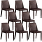 Contemporary Leather Dining Chair Parsons Chair in Matte Finish for Kitchen Coffee 8 Piece Set Clearhalo 'Dining Chairs' 'Dining Tables & Seating' 'dining_chair' 'furn' 'furn_dining_chair' 'Furniture' 'Kitchen & Dining Furniture' 5492767