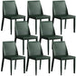 Contemporary Leather Dining Chair Parsons Chair in Matte Finish for Kitchen Dark Green 8 Piece Set Clearhalo 'Dining Chairs' 'Dining Tables & Seating' 'dining_chair' 'furn' 'furn_dining_chair' 'Furniture' 'Kitchen & Dining Furniture' 5492771