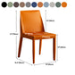 Contemporary Leather Dining Chair Parsons Chair in Matte Finish for Kitchen Clearhalo 'Dining Chairs' 'Dining Tables & Seating' 'dining_chair' 'furn' 'furn_dining_chair' 'Furniture' 'Kitchen & Dining Furniture' 5492788