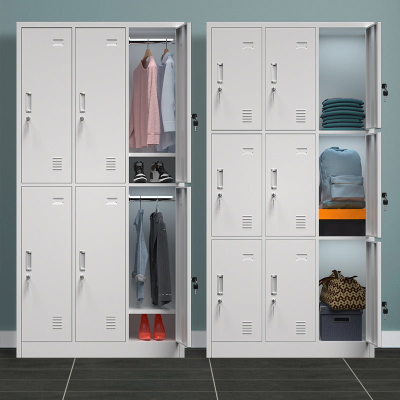 Gabinete contemporáneo de metal para el gabinete de almacenamiento de acero gris casero