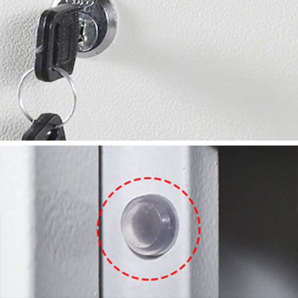 Gabinete contemporáneo de metal para el gabinete de almacenamiento de acero gris casero