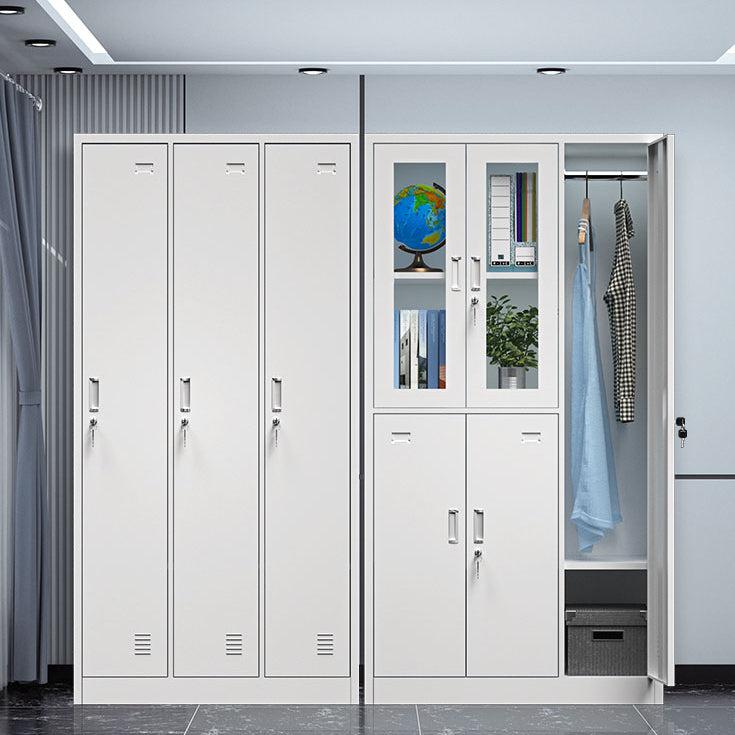 Gabinete contemporáneo de metal para el gabinete de almacenamiento de acero gris casero