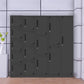 Black Steel Wardrobe Armoire Contemporary Hinged Wardrobe Cabinet