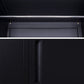 Black Steel Wardrobe Armoire Contemporary Hinged Wardrobe Cabinet