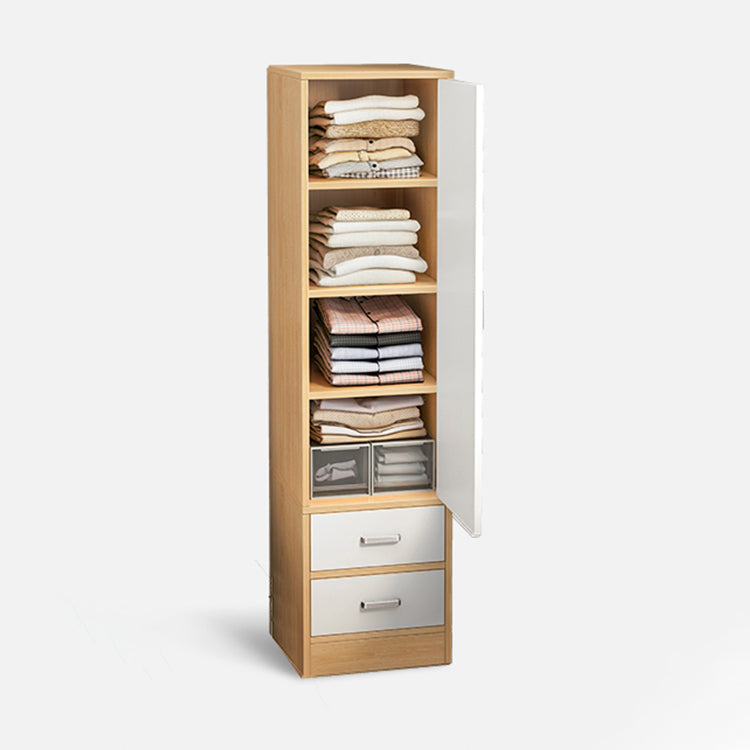 Non-Hanging Storage Cabinet Engineered Wood Cabinet for Bedroom