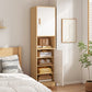 Non-Hanging Storage Cabinet Engineered Wood Cabinet for Bedroom