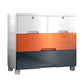 Plastic Storage Cabinet With Drawer Non-Hanging Armoire With Legs