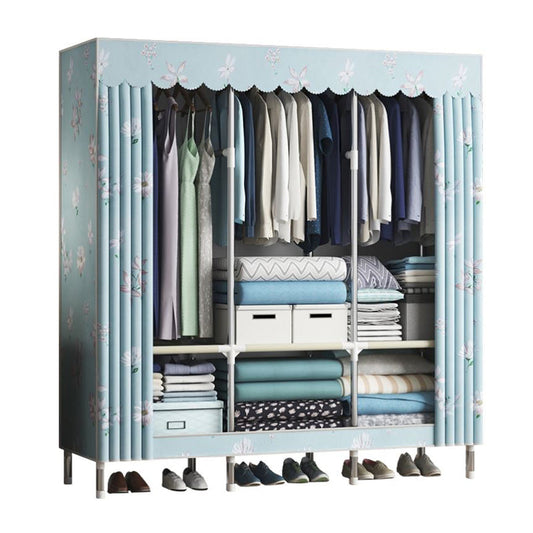 Armadio del guardaroba contemporaneo in metallo a 1 porta con scaffali