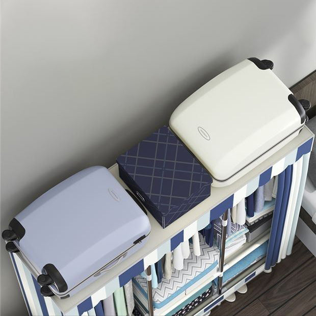 Armadio del guardaroba contemporaneo in metallo a 1 porta con scaffali