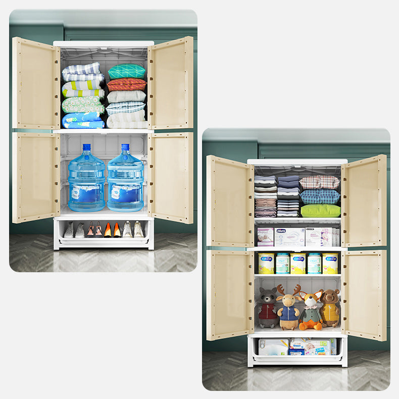 Armario de armario contemporáneo Armario de plástico con piernas