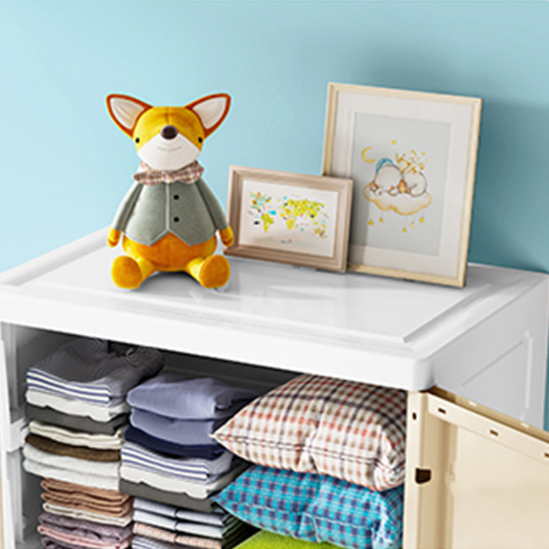 Armario de armario contemporáneo Armario de plástico con piernas