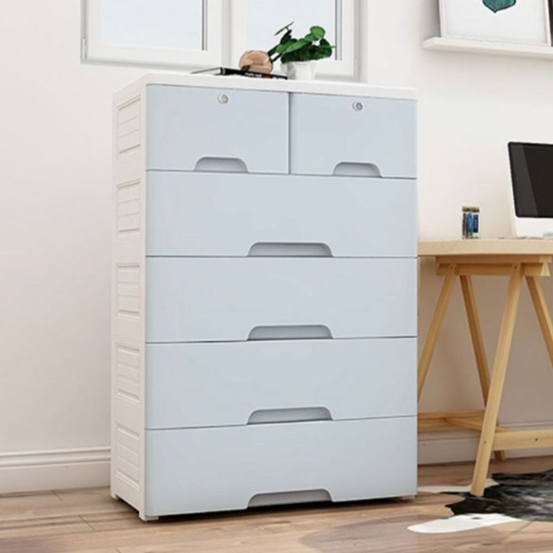 Zeitgenössischer Lagerschrank mit Beinen Plastikgarderobe Schrank