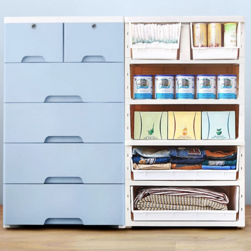 Zeitgenössischer Lagerschrank mit Beinen Plastikgarderobe Schrank