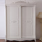 Traditional Wardrobe Armoire White Wooden Wardrobe Cabinet with Legs Clearhalo 'Armoires & Wardrobes' 'armoires_wardrobes' 'Bedroom Furniture' 'furn' 'furn_armoires_wardrobes' 'Furniture' 5493199