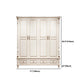 Traditional Wardrobe Armoire White Wooden Wardrobe Cabinet with Legs Clearhalo 'Armoires & Wardrobes' 'armoires_wardrobes' 'Bedroom Furniture' 'furn' 'furn_armoires_wardrobes' 'Furniture' 5493201