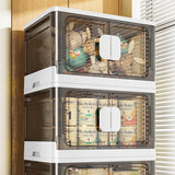 Hinged Storage Cabinet Contemporary Non-Hanging Wardrobe Closet