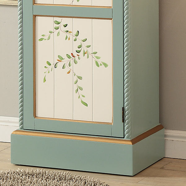 Wood Matte Finish Storage Cabinet with Hinged Door Coastal Cabinet for Home Clearhalo 'Armoires & Wardrobes' 'armoires_wardrobes' 'Bedroom Furniture' 'furn' 'furn_armoires_wardrobes' 'Furniture' 5493236