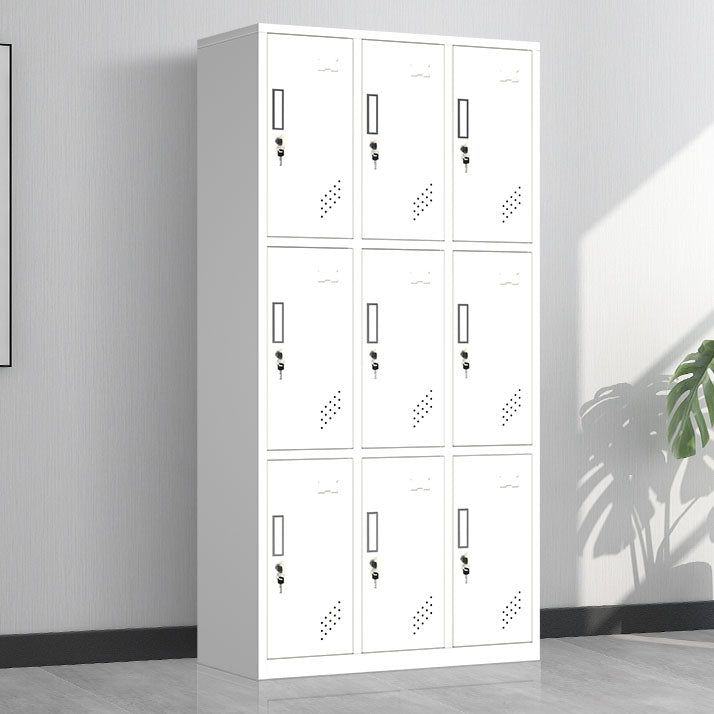 Armario de acero Armario Armario Moderno Gabinete de almacenamiento con puerta con bisagras