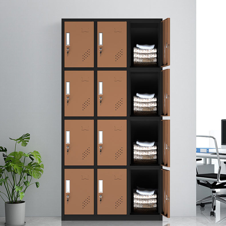 Armario de acero Armario Armario Moderno Gabinete de almacenamiento con puerta con bisagras
