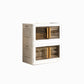 White Storage Cabinet Contemporary Hinged Wardrobe Cabinet for Bedroom