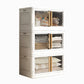 White Storage Cabinet Contemporary Hinged Wardrobe Cabinet for Bedroom