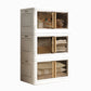 White Storage Cabinet Contemporary Hinged Wardrobe Cabinet for Bedroom