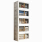White Storage Cabinet Contemporary Hinged Wardrobe Cabinet for Bedroom