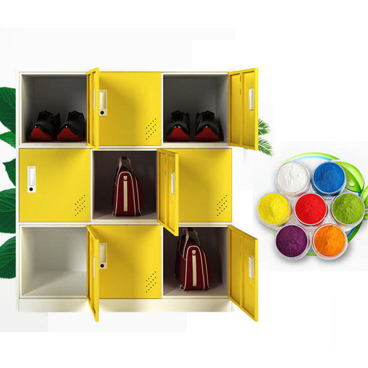 Armario de armario de acero de acero de almacenamiento con bisagras modernas