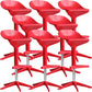 Modern Adjustable Height Counter Stool Plastic Footrest Bar Stool Red 8 Piece Set Clearhalo 'Bar Furniture' 'Bar Stools' 'bar_stools' 'furn' 'furn_bar_stools' 'Furniture' 'Kitchen & Dining Furniture' 5493403