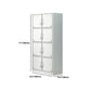 Contemporary Steel Storage Cabinet Hinged Wardrobe Armoire for Home Clearhalo 'Armoires & Wardrobes' 'armoires_wardrobes' 'Bedroom Furniture' 'furn' 'furn_armoires_wardrobes' 'Furniture' 5493464