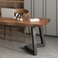 Industrial Dining Set 1/2 Pieces Solid Wood Double Pedestal Dinette Set