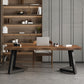 Industrial Dining Set 1/2 Pieces Solid Wood Double Pedestal Dinette Set