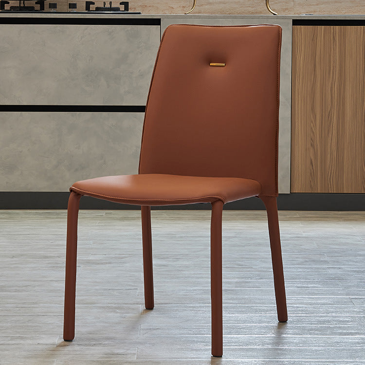 Modern Style Dining Chair Armless Chairs with Metal Legs for Home Clearhalo 'Dining Chairs' 'Dining Tables & Seating' 'dining_chair' 'furn' 'furn_dining_chair' 'Furniture' 'Kitchen & Dining Furniture' 5493597