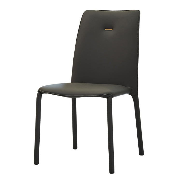 Modern Style Dining Chair Armless Chairs with Metal Legs for Home Clearhalo 'Dining Chairs' 'Dining Tables & Seating' 'dining_chair' 'furn' 'furn_dining_chair' 'Furniture' 'Kitchen & Dining Furniture' 5493612