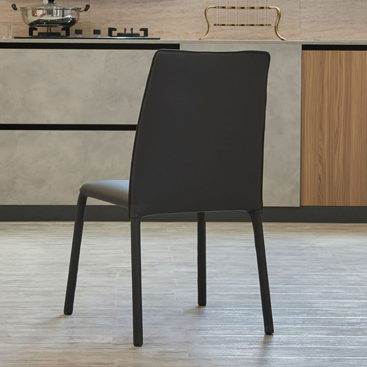 Modern Style Dining Chair Armless Chairs with Metal Legs for Home Clearhalo 'Dining Chairs' 'Dining Tables & Seating' 'dining_chair' 'furn' 'furn_dining_chair' 'Furniture' 'Kitchen & Dining Furniture' 5493614
