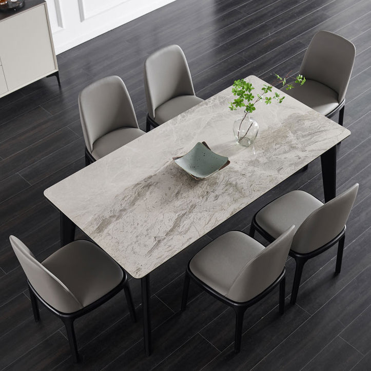 家のために木製の脚を備えたモダンなスタイルのダイニングチェアアームレスチェア