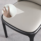 家のために木製の脚を備えたモダンなスタイルのダイニングチェアアームレスチェア