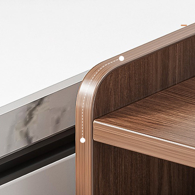 Scheda moderna della scheda laterale Sideboard in legno con porta per la cucina