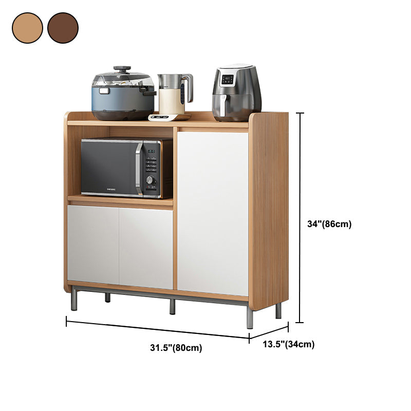 Scheda moderna della scheda laterale Sideboard in legno con porta per la cucina