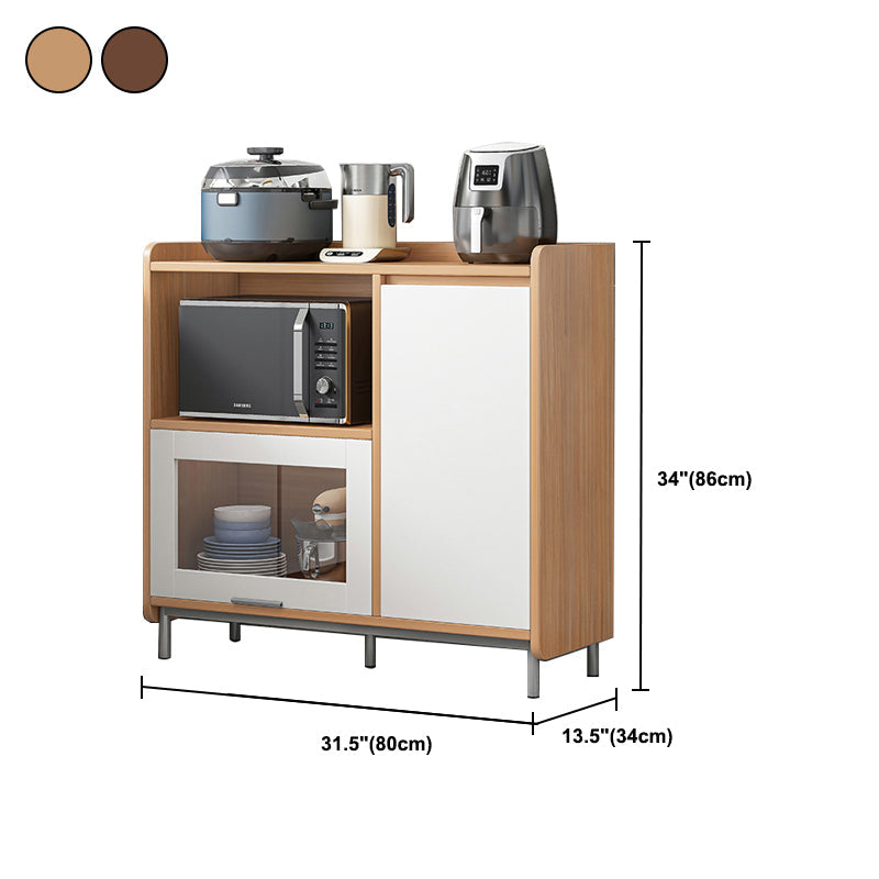 Scheda moderna della scheda laterale Sideboard in legno con porta per la cucina