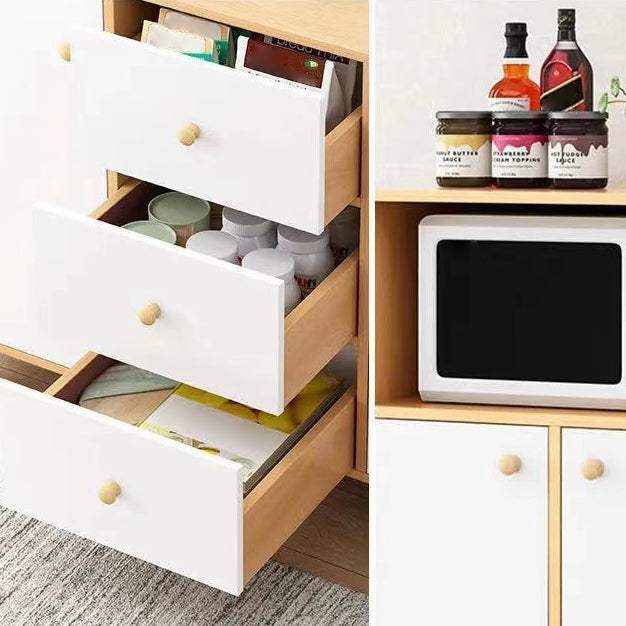 Sideboard ingegnerizzato in stile contemporaneo Sideboard in legno con mobile