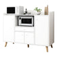 Sideboard ingegnerizzato in stile contemporaneo Sideboard in legno con mobile