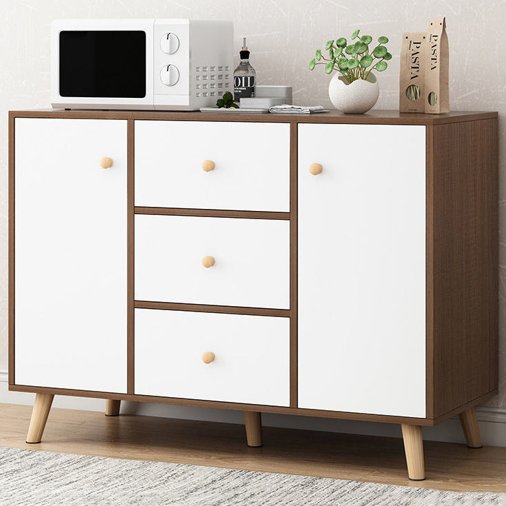 Sideboard ingegnerizzato in stile contemporaneo Sideboard in legno con mobile