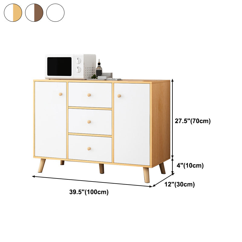 Sideboard ingegnerizzato in stile contemporaneo Sideboard in legno con mobile