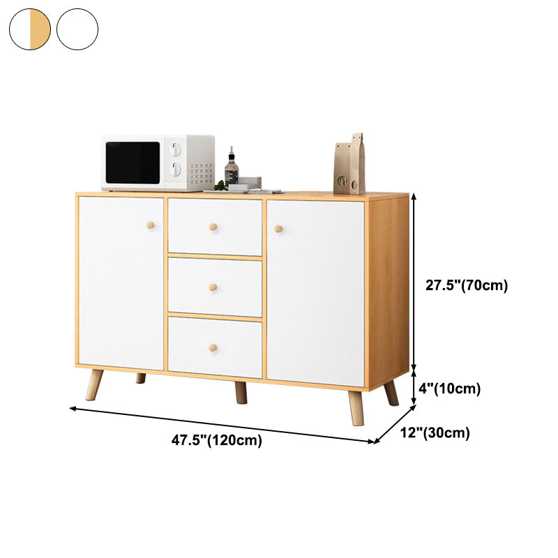 Sideboard ingegnerizzato in stile contemporaneo Sideboard in legno con mobile
