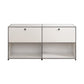 Sideboard in acciaio inossidabile in stile contemporaneo
