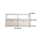 Sideboard in acciaio inossidabile in stile contemporaneo