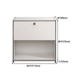 Sideboard in acciaio inossidabile in stile contemporaneo